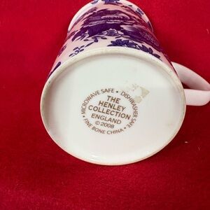 Esley Collection Pink and Purple Bone China Mug